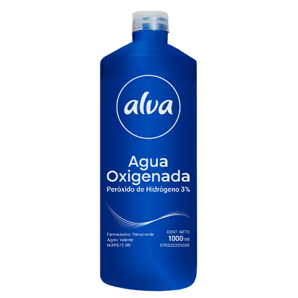 AGUA OXIGENADA 3 % X 1 LITRO ALVA