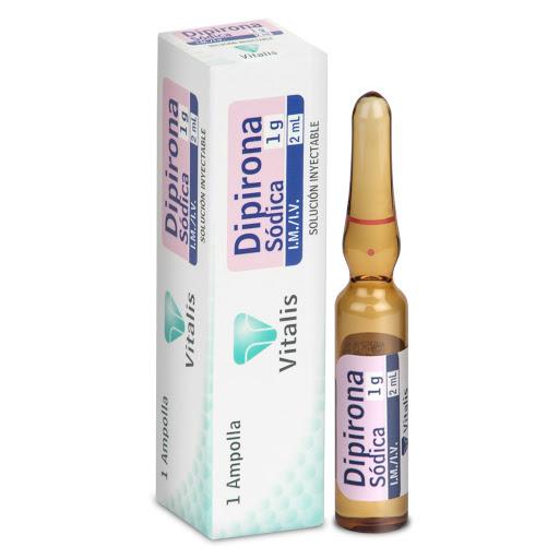 DIPIRONA AMPOLLA 1 GR X  2 ML  IM . IV X 1  AMP VITALIS