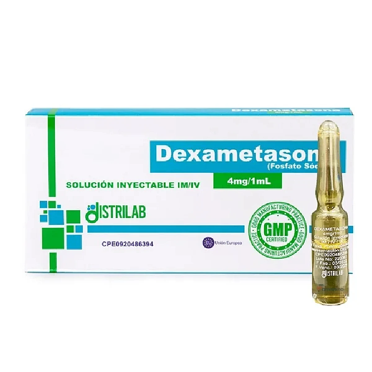 DEXAMETASONA AMP 4 MG X 1 DISTRILAB