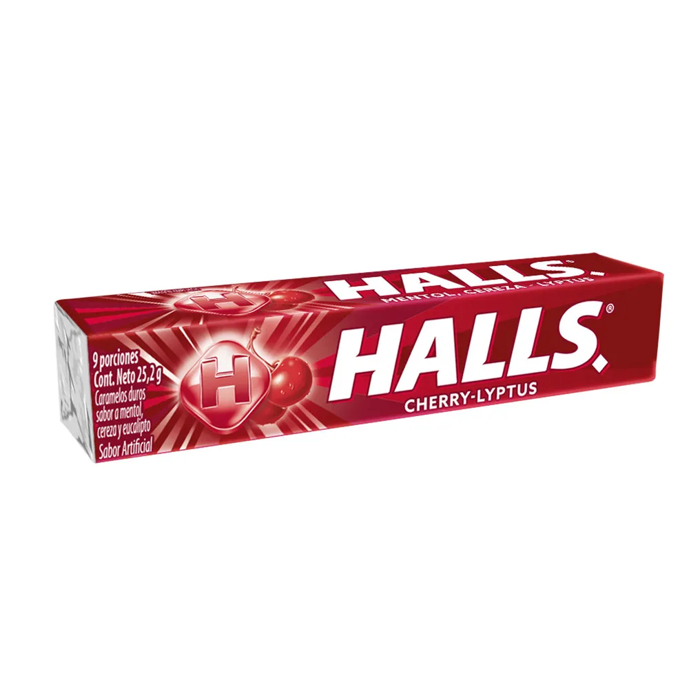 HALLS CHERRY X 1 CARAMELO
