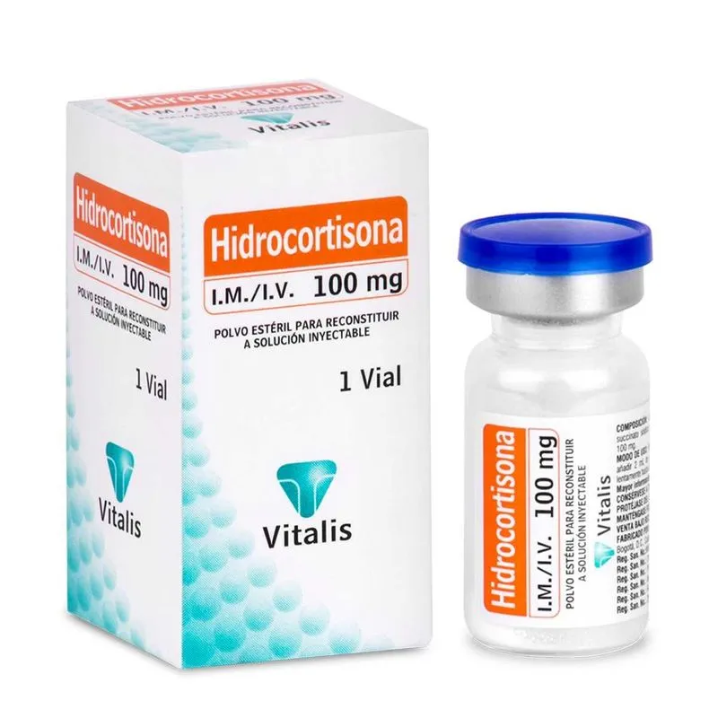 HIDROCORTISONA 100 MG  IV/ IM VITALIS