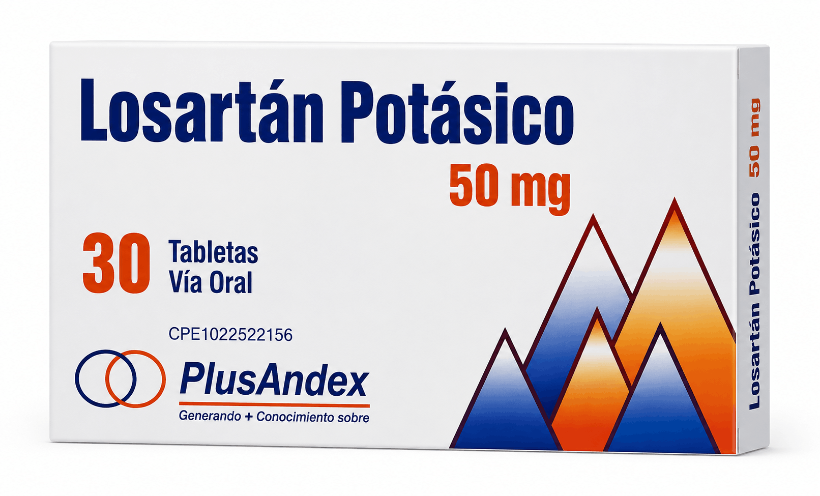 LOSARTAN POT 50 MG X 30 TAB PLUSANDEX