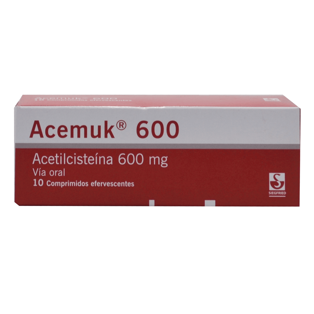 ACEMUK 600 MG X 1 TAB EFERV SIEGFRIED