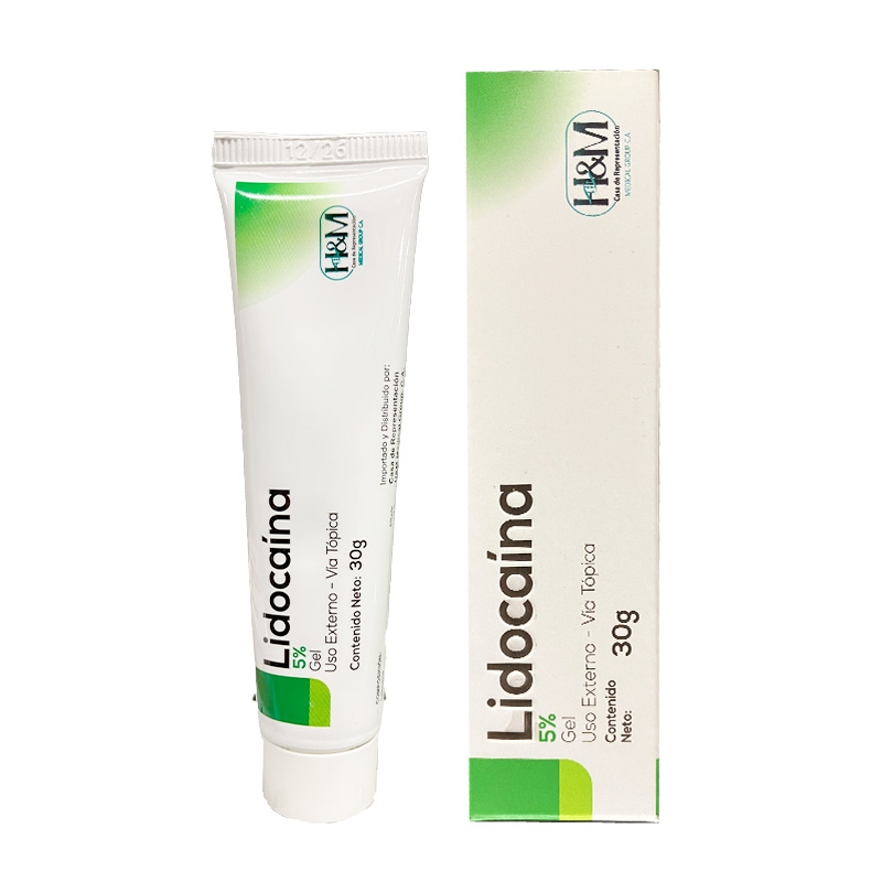 LIDOCAINA GEL 5% x 30 GR H&M MEDICAL