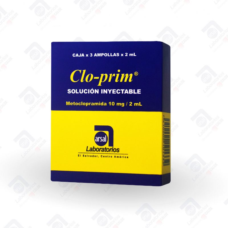 CLO-PRIM AMP 10 MG x 2 ML ARSAL x 1