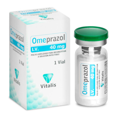 OMEPRAZOL AMP 40 MG X 1 VITALIS