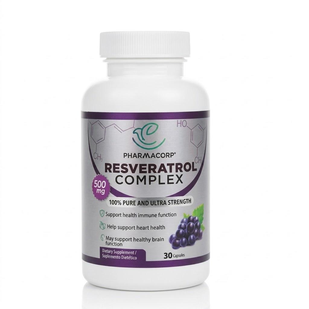 RESVERETROL COMPLEX 500 MG X 30 CAP PHARMACORP