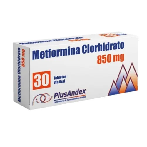 METFORMINA 850 MG X 30 TAB PLUSANDEX