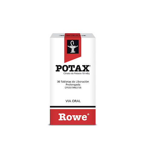 POTAX TAB LIBERACION PROLONGADA 10 mEq X 30 MEGALABS