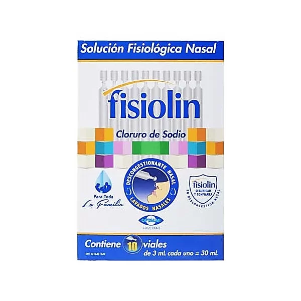 FISIOLIN 3 ML X 10 UNIDOSIS OFTALMI