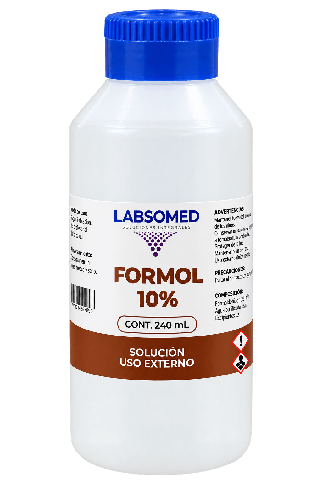 FORMOL AL 10 % X 240 ML LASBSOMED