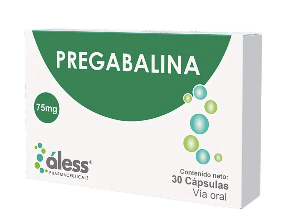PREGABALINA 75 MG X 30 ALESS